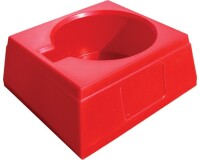 Socle base pour un extincteur   - Rouge