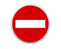 panneau rond sens interdit