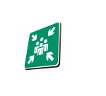 Kit panneau point de rassemblement