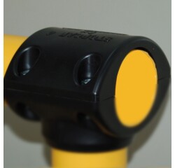 Fixations arceau - Capot finition raccord tube - H 152 mm