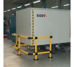 Fixations arceau - Capot finition raccord tube - H 152 mm