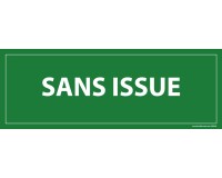 Plaque de porte Sans issue