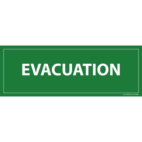 Panneau Evacuation