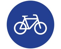 Panneau de circulation - piste cyclable