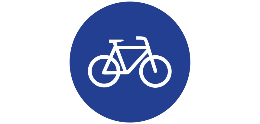Panneau de circulation - piste cyclable