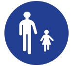 Panneau de circulation - passage pièton
