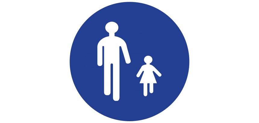 Panneau de circulation - passage pièton