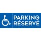 Panneau Parking Réservé avec pictogramme - Handicapé