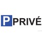Panneau Parking en aluminium - P PRIVE