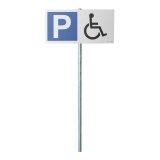 Kit panneau de parking - P symbole PMR