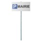Kit panneau + poteau de parking - P MAIRIE