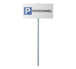 Kit panneau + poteau de parking - P PERSONNEL
