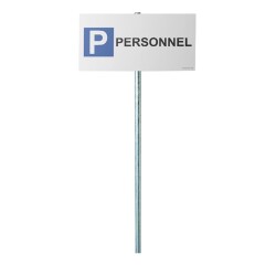 Kit panneau + poteau de parking - P PERSONNEL