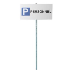 Kit panneau + poteau de parking - P PERSONNEL