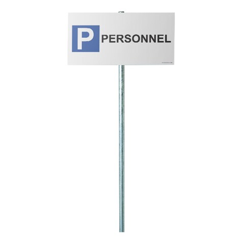 Kit panneau + poteau de parking - P PERSONNEL