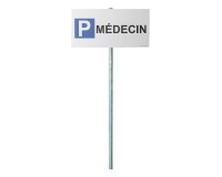 Kit panneau + poteau de parking - P MEDECIN