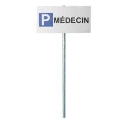 Kit panneau + poteau de parking - P MEDECIN