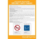 Affiche - Décret anti-tabac
