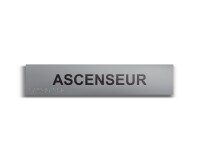 Ascenseur - Plaque de porte en braille et relief - 25 x 5cm