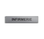 Infirmerie - Plaque de porte en braille et relief - 25 x 5cm
