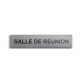 Salle de réunion - Plaque de porte en braille et relief