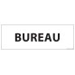 Plaque de porte BUREAU - vinyle ou PVC 210 x 75 mm