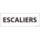 Signalisation d'information - ESCALIERS - 210 x 75 mm