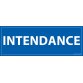 Panneau INTENDANCE - fond bleu 210 x 75 mm