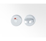 Paire de rosaces de condamnation avec voyant, Aluminium