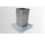 Fourreau pour Poteau Rectangulaire 80 x 40 mm