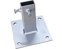 Fourreau pour Poteau Rectangulaire 80 x 40 mm