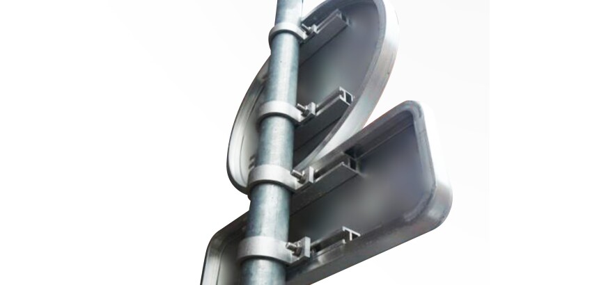 Kit Panneau + poteau B6d et Panonceau M6h : Arrêt et Stationnement Interdit sauf PMR