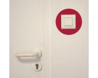 Adhésif rond de repérage des prises de courant