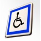 Panneau parking Picto PMR à couvre chant