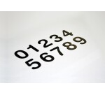 Chiffres en relief adhésif pour plaque de porte de 0 à 9