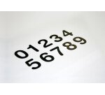 Lot de 10 chiffres adhésif en relief