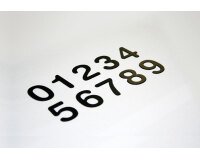 Lot de 10 chiffres adhésif en relief