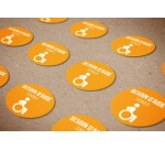 Adhésif pour carillon d'appel - Orange
