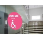 Adhésif pour carillon d'appel - Rose