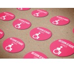 Adhésif pour carillon d'appel - Rose