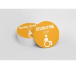 Adhésif pour carillon d'appel - Orange