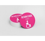 Adhésif pour carillon d'appel - Rose