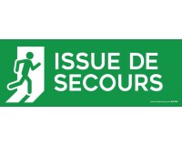 Panneau ISSUE DE SECOURS
