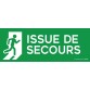 Panneau ISSUE DE SECOURS