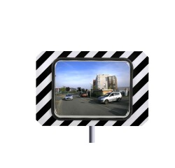 Miroir de circulation routière rond incassable gamme plus  - Rond