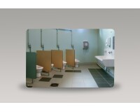 Miroir pour sanitaire incassable PLEXICHOK