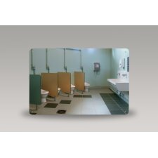 Miroir pour sanitaire incassable PLEXICHOK  - 600 x 800