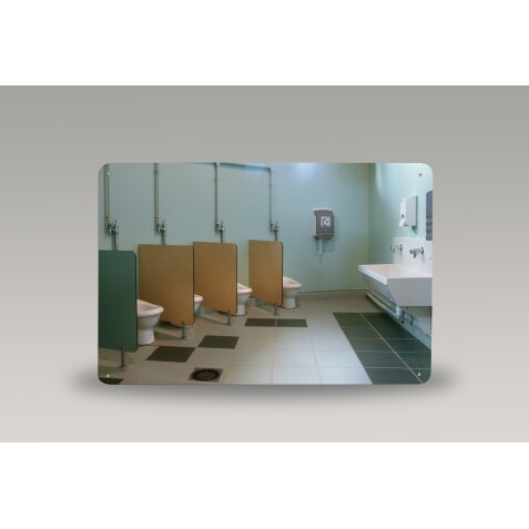 Miroir pour sanitaire incassable PLEXICHOK