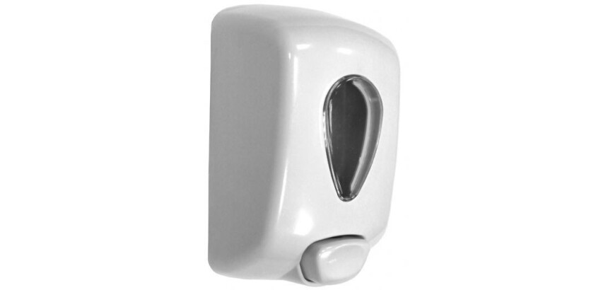 Distributeur de savon PUSH blanc
