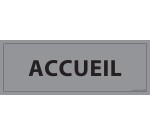 Plaque de porte ACCUEIL